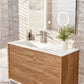 EVIVA Prancer 36" Oak Wall Mount Bathroom Vanity