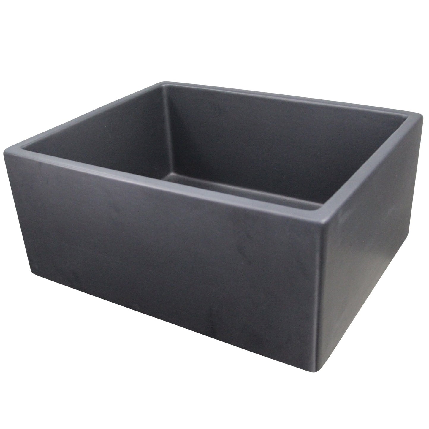 Nantucket 23" Fireclay Farmhouse with Matte Black Finish - FCFS2418S-MatteBlack kitchen sink
