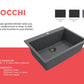 BOCCHI CAMPINO UNO 27" Dual-Mount Single Bowl Granite Composite Kitchen Sink
