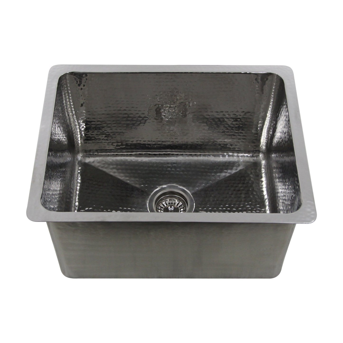 Nantucket 23" Hammered Stainless Steel Rectangle Kitchen/Laundry Sink - KSSH2318-12