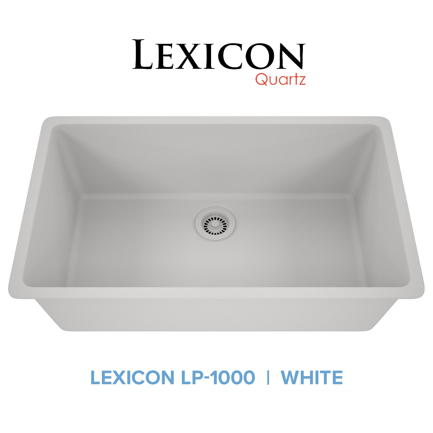 Lexicon Platinum 32" Quartz Composite Sink LP-1000