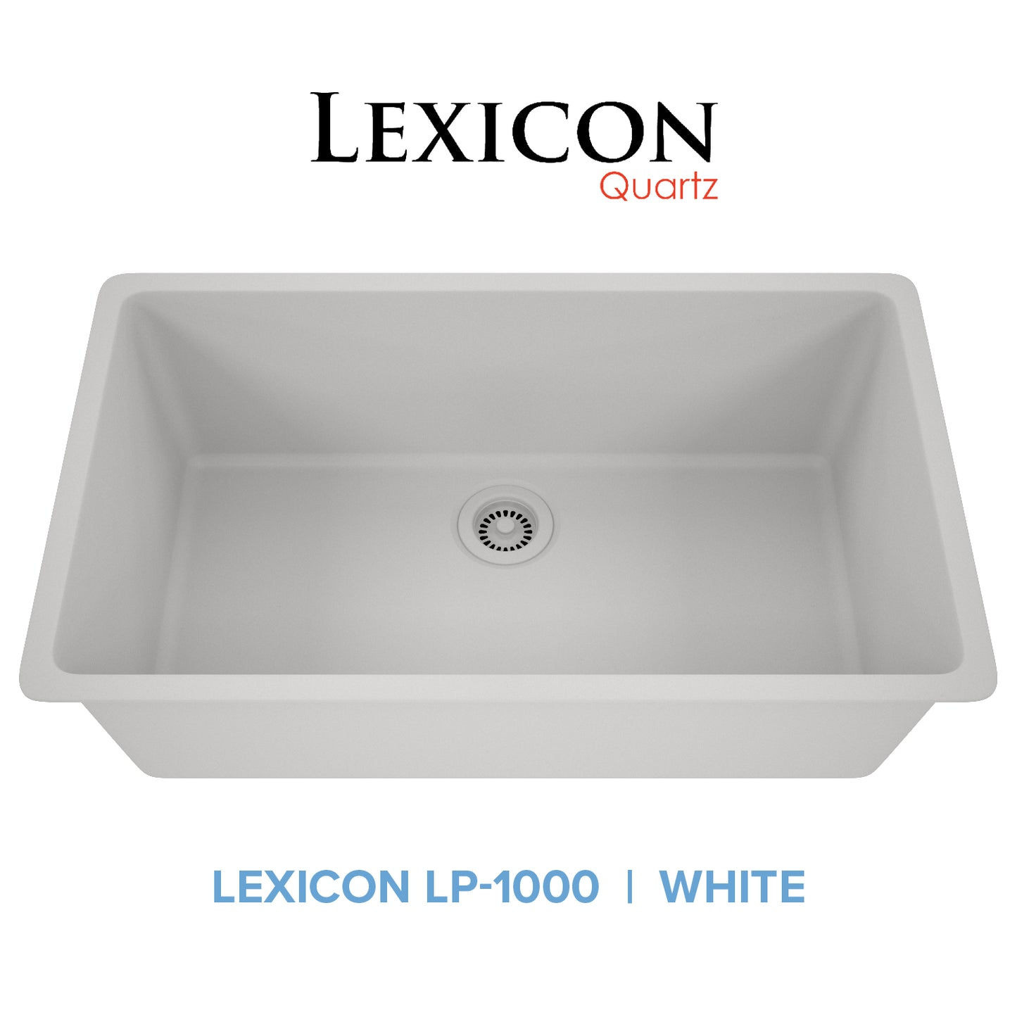 Lexicon Platinum 32" Quartz Composite Sink LP-1000