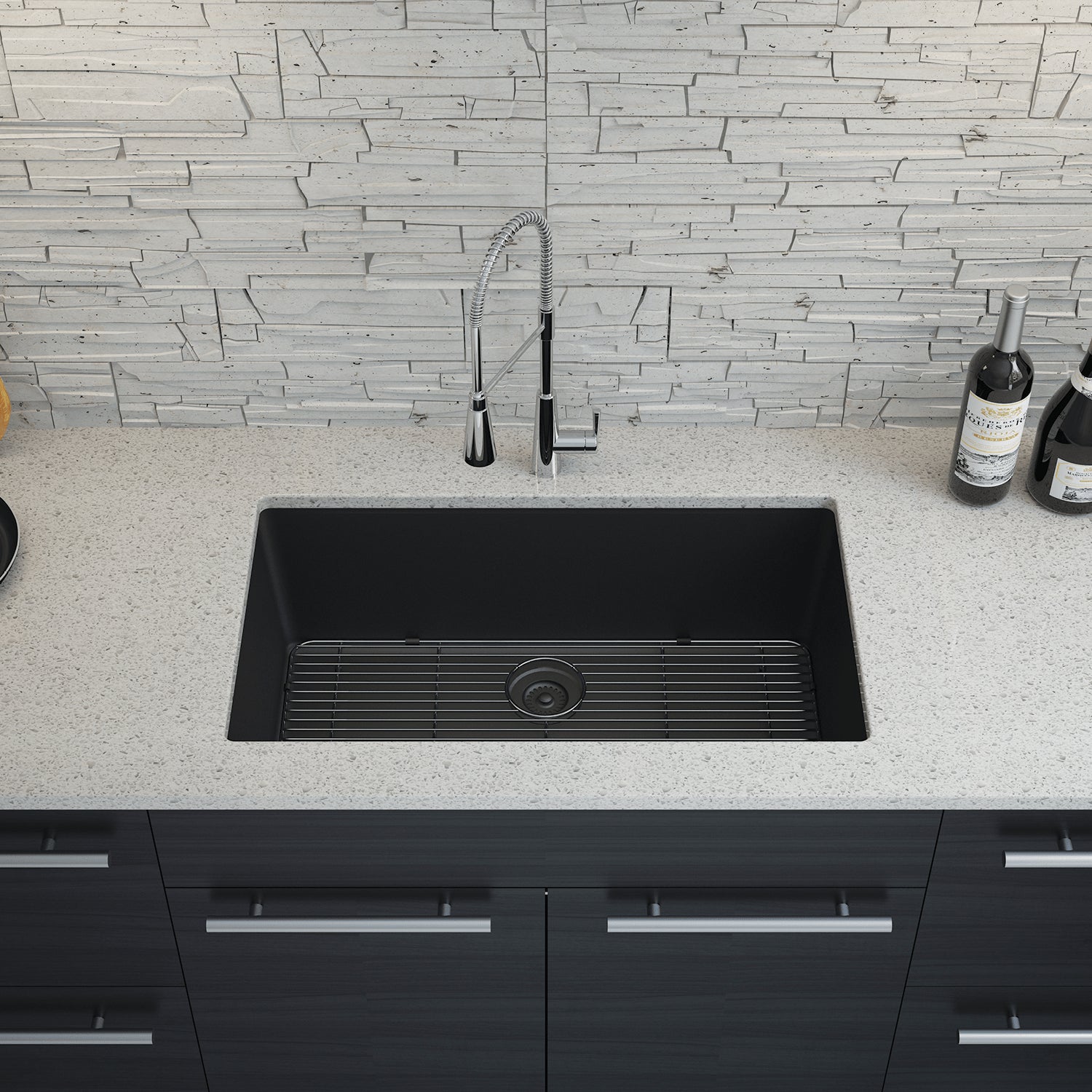 Lexicon Platinum 32" Quartz Composite Sink LP-1000