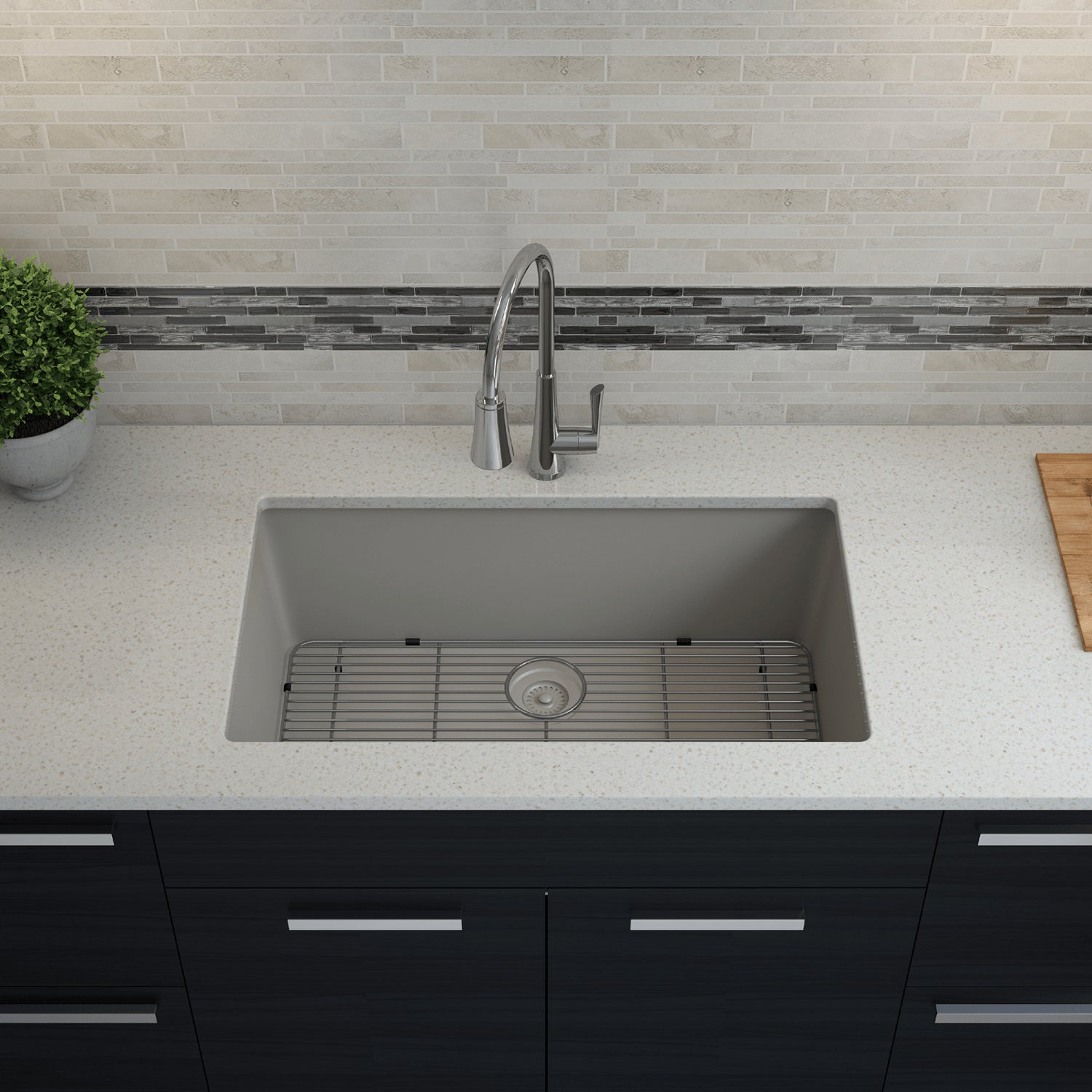 Lexicon Platinum 32" Quartz Composite Sink LP-1000