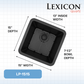 Lexicon Platinum 15" Quartz Composite Sink LP-1515