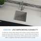 Lexicon Platinum 16.5" Quartz Composite Sink LP-1618