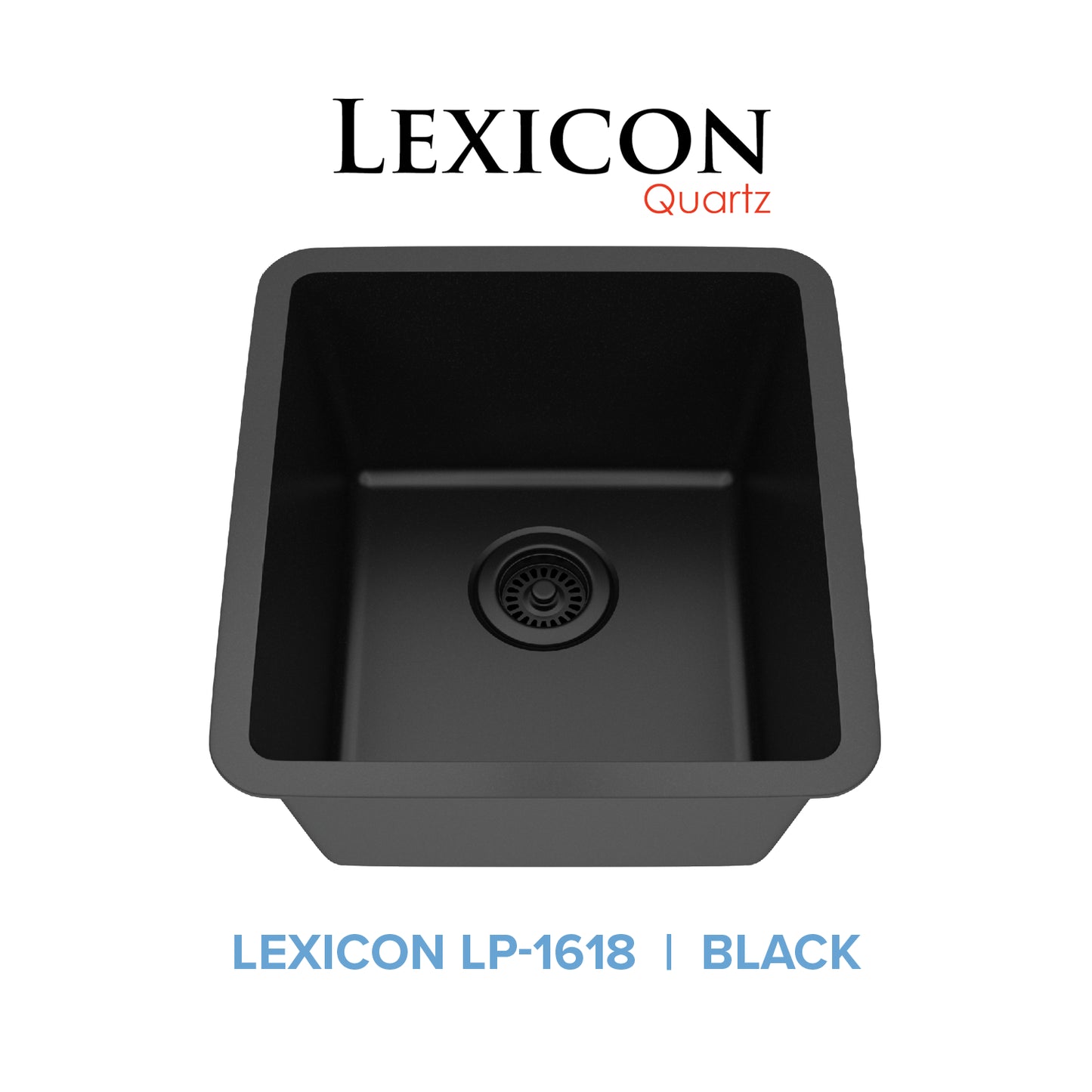 Lexicon Platinum 16.5" Quartz Composite Sink LP-1618