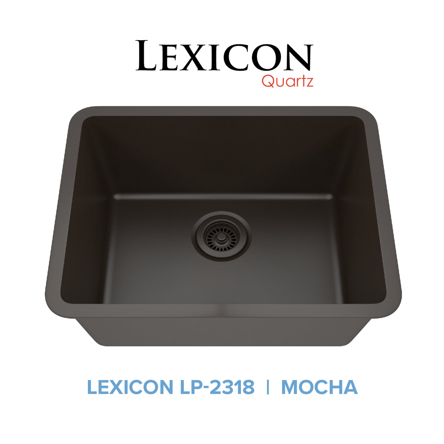 Lexicon Platinum 23" Quartz Composite Sink LP-2318