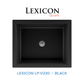 Lexicon Platinum 15.75" Quartz Composite Rectangle Vanity Sink LP-V330
