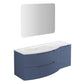 LATOSCANA OASI 53" Modern Wall Mounted Vanity Unit with Right Side Cabinet