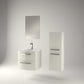 LATOSCANA PALIO 22" Wall Mounted Vanity Unit, front view, featuring a white finish with sleek design and dual drawers.