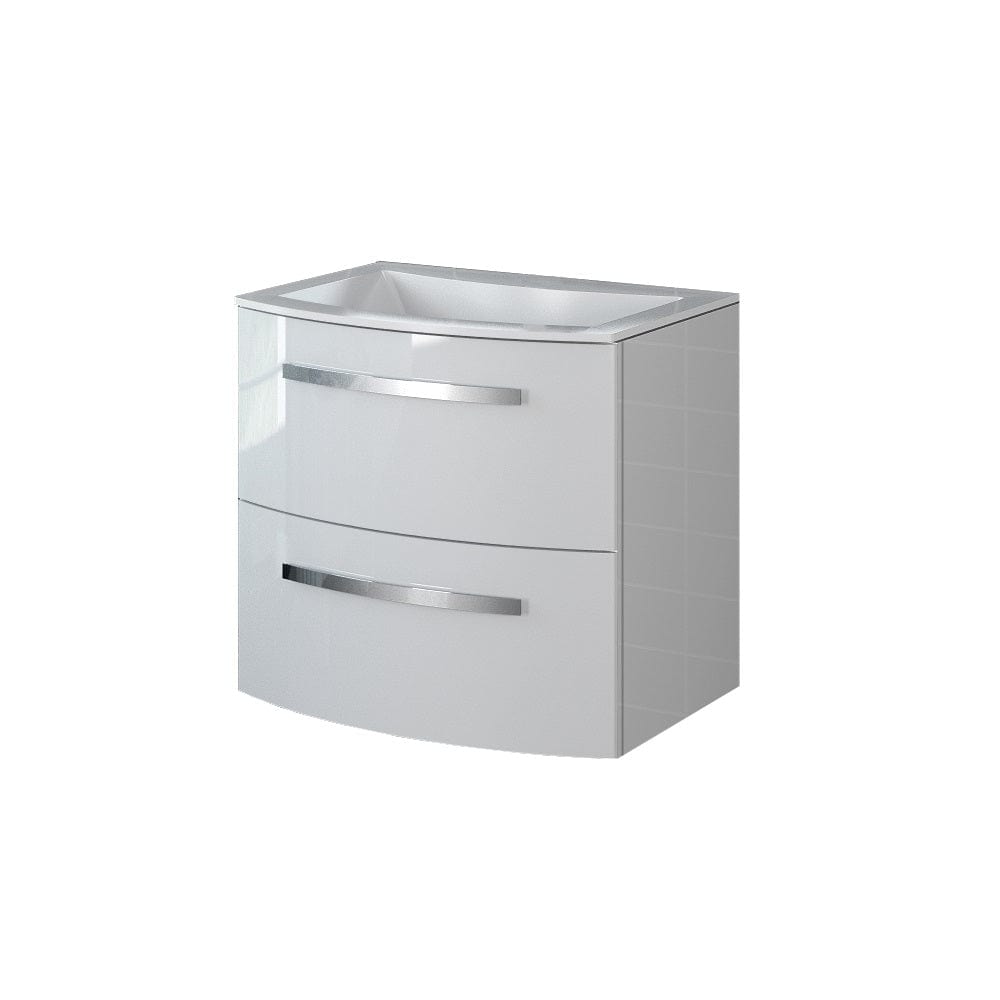 LATOSCANA PALIO 22" Wall Mounted Vanity Unit front view showcasing modern design and functional storage.