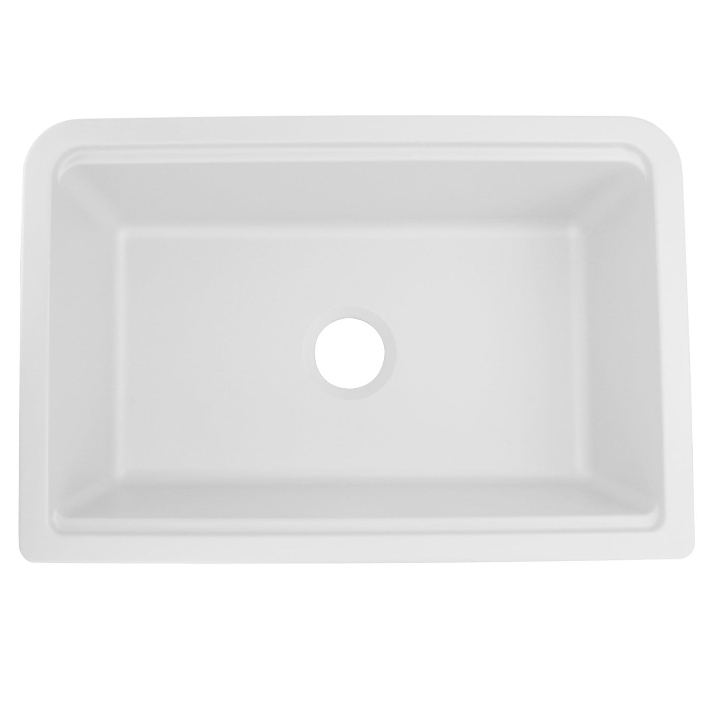 Nantucket 33" Reversible Workstation Granite Composite Apron Sink with Accessory Pack - PR3020-APS-W in white