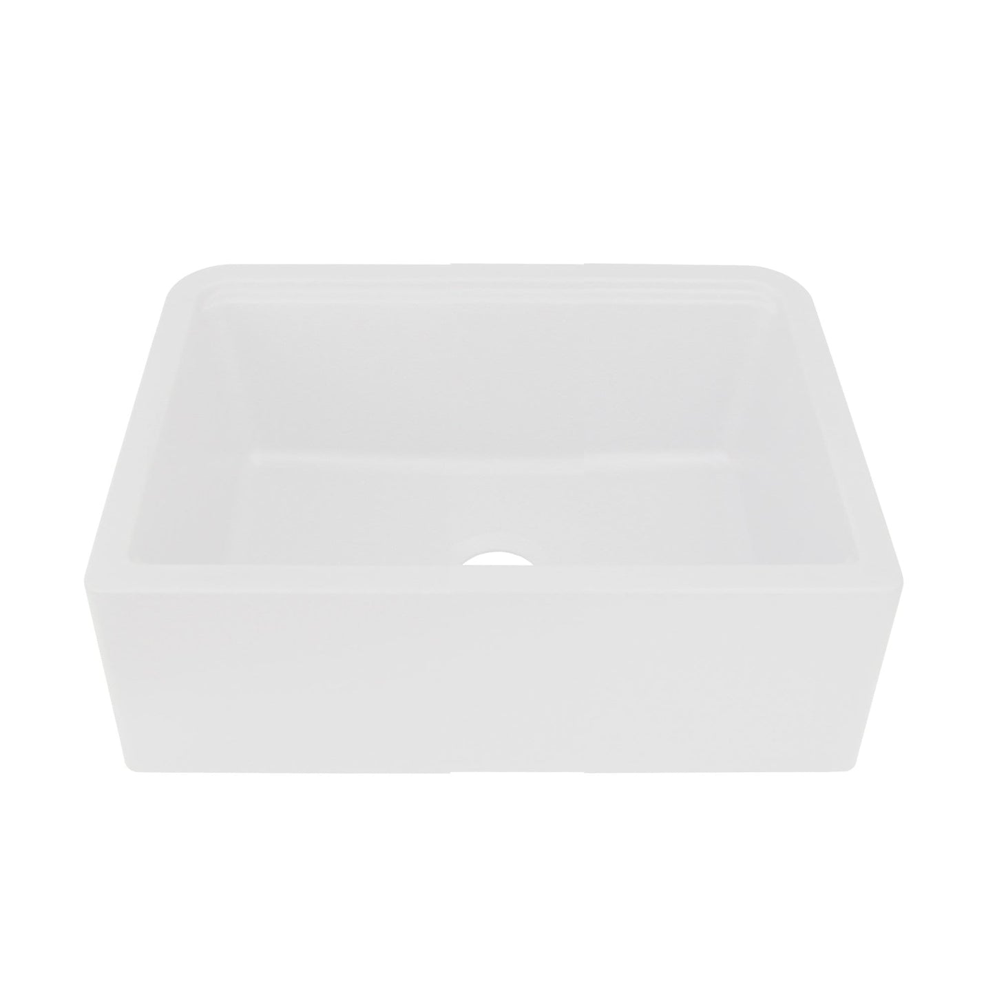Nantucket 33" Reversible Workstation Granite Composite Apron Sink with Accessory Pack - PR3020-APS-W in white.