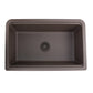Nantucket 33" Reversible Workstation Granite Composite Apron Sink with Accessory Pack - PR3320-APS-BR