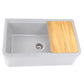 Nantucket 33" Reversible Workstation Granite Composite Apron Sink with Accessory Pack - PR3320-APS-G