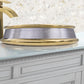 Nantucket St. Bart Fireclay Hand-decorated Vanity Sink - RC74040PG