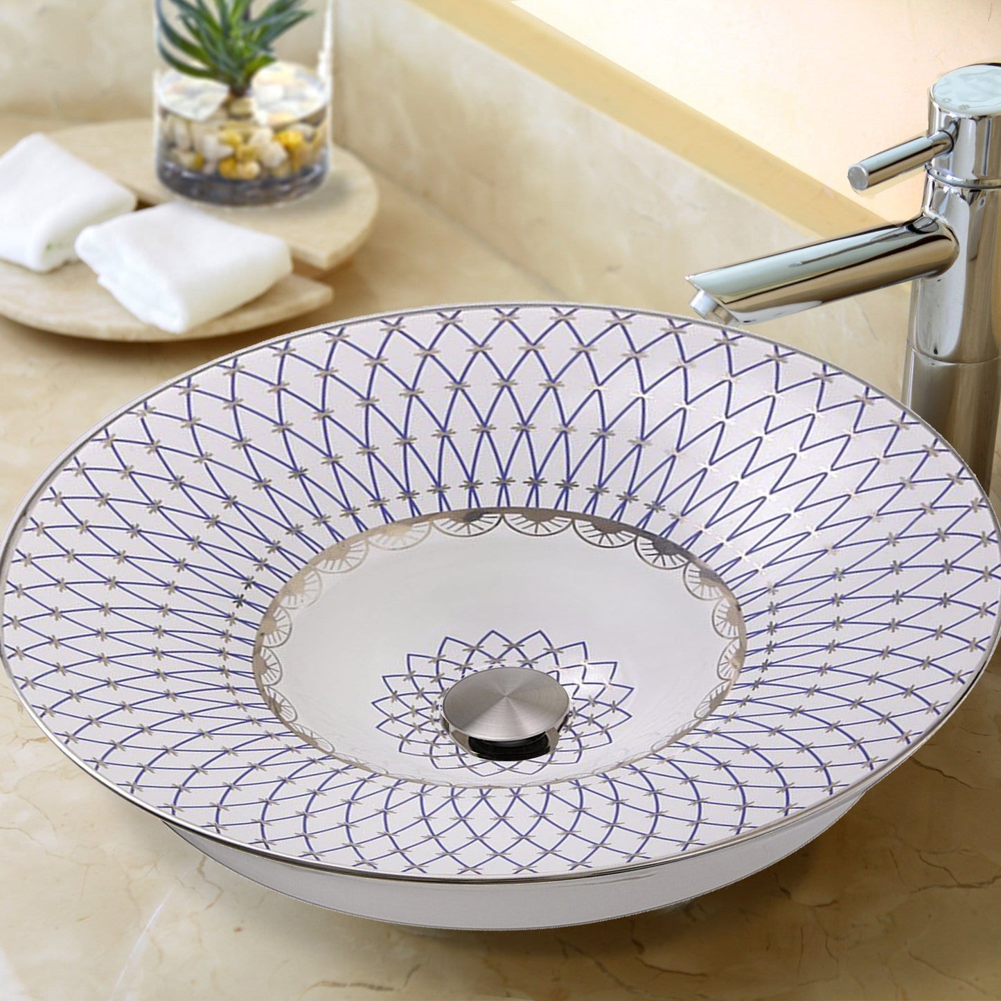 Nantucket St. Tropez Italian Fireclay Vanity Sink - RC77240BS