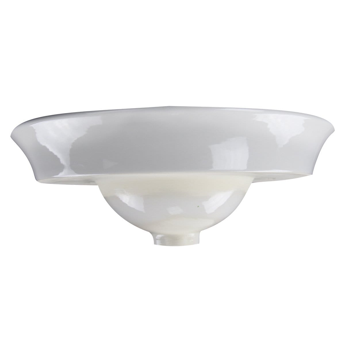 Nantucket Lugano Fireclay Hand-decorated Vanity Sink - RC77240GF in elegant white design.