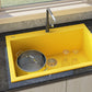 Ruvati epiGranite 33" Drop-in Granite Kitchen Sink RVG1080YL