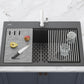 Ruvati epiStage 33" Workstation Drop-in Granite Kitchen Sink RVG1302UG