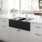 Ruvati epiCast 33" Workstation Composite Granite Kitchen Sink RVG1533BK