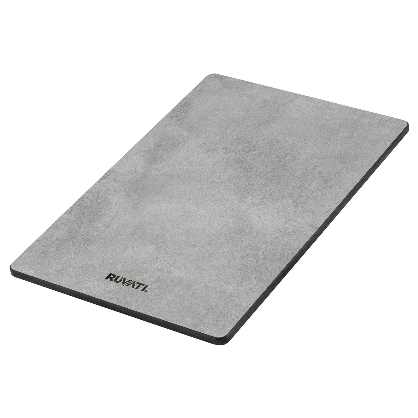 Ruvati epiCast 33" Workstation Composite Granite Kitchen Sink RVG1533WH with cutting board surface
