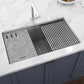 Ruvati epiStage 33" Workstation Granite Kitchen Sink RVG2302GR