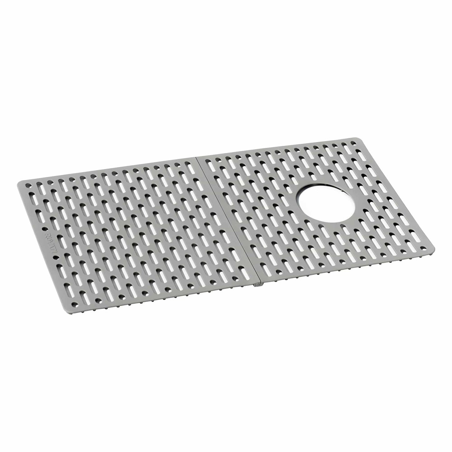 Ruvati epiStage 33" Workstation Granite Kitchen Sink RVG2302UG accessory mat for efficient food prep and cleanup.