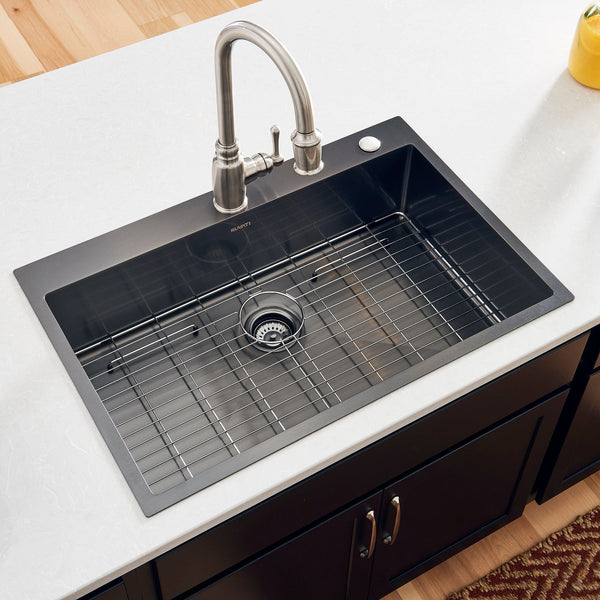 Ruvati Terraza 33 Drop-in Stainless Steel Kitchen Sink RVH5005BL