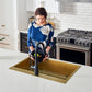 Ruvati Terraza 33" Drop-in Stainless Steel Kitchen Sink RVH5005GG