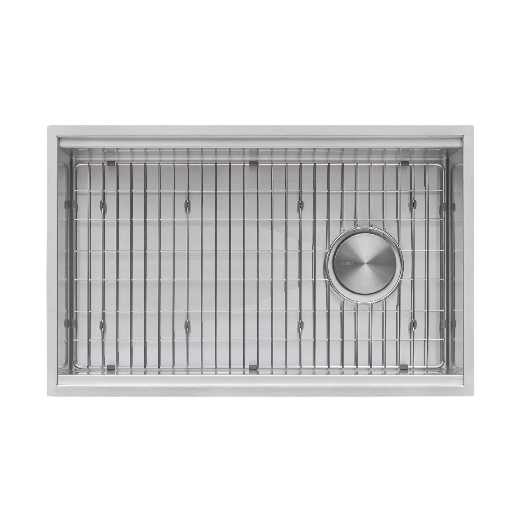 Ruvati Veniso 30" Workstation Slope Bottom Stainless Steel Kitchen Sink RVH8582