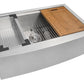 Ruvati Verona 36" Workstation Stainless Steel Kitchen Sink RVH9300