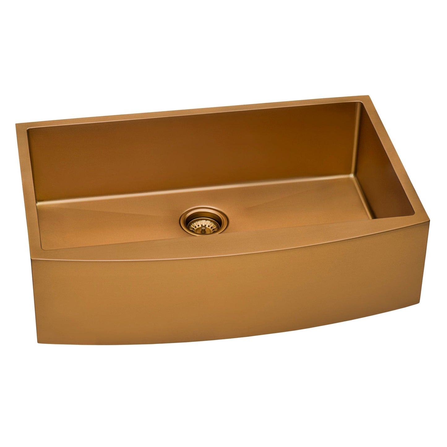 Ruvati Terraza 36" Stainless Steel Kitchen Sink RVH9880CP with innovative copper tone finish.