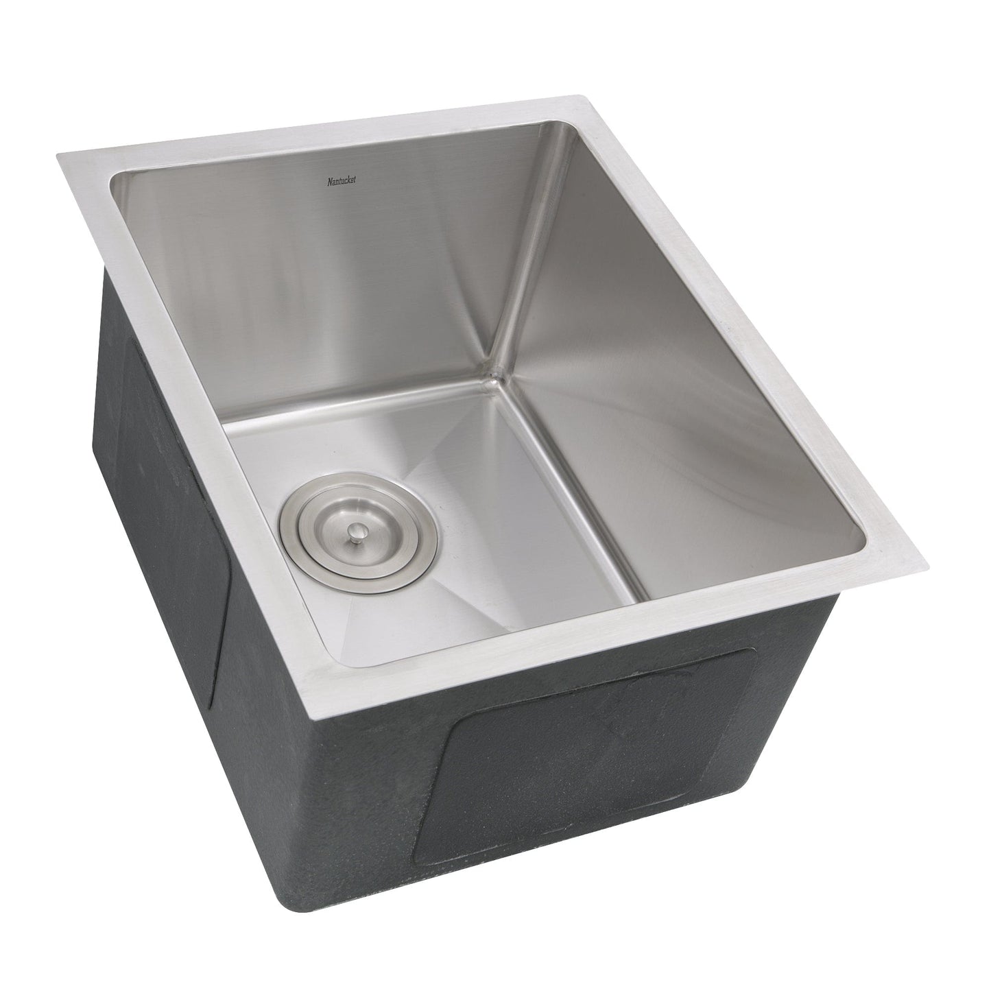 Nantucket 15" Undermount Stainless Steel Bar/Prep Sink SR1815 showing sleek modern design and functionality.