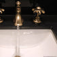 Nantucket 16" Undermount Ceramic Sink UM-16x11-W
