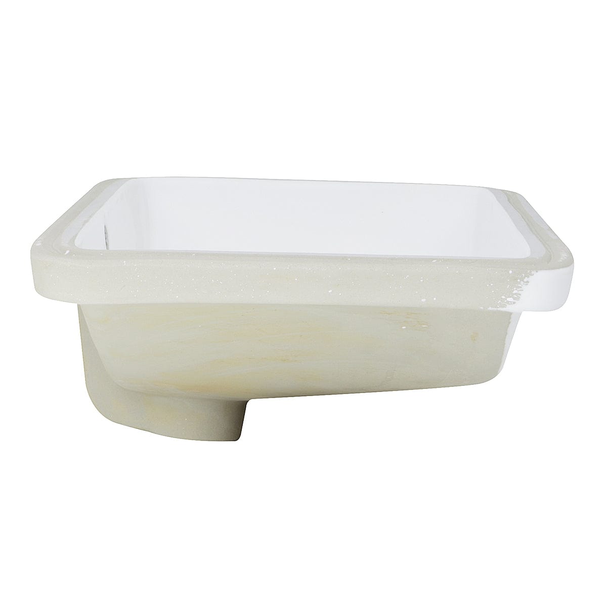 Nantucket 23.5" Undermount Ceramic Vanity Sink UM-2112-W showcasing its elegant rectangular design.