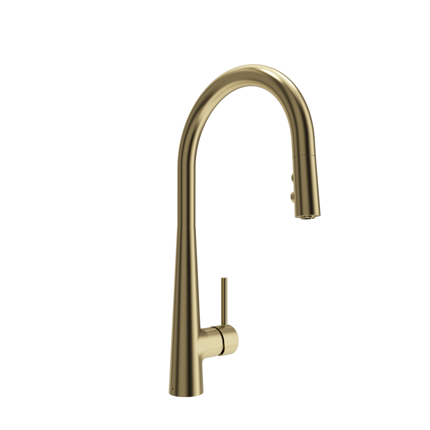BOCCHI LUGANO 2.0 Pull-Down Kitchen Faucet in a sleek gold finish with advanced design features.