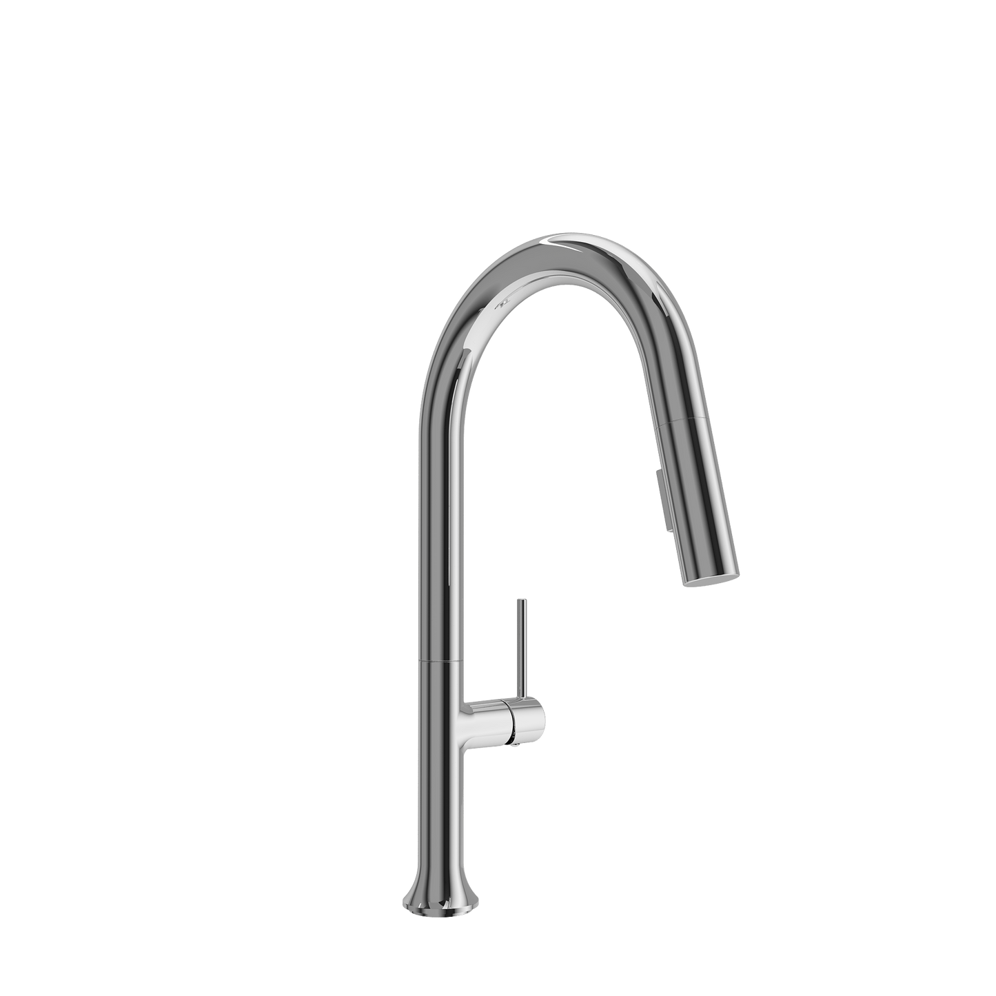 BOCCHI TRONTO 2.0 Pull-Down Kitchen Faucet with sleek chrome finish and modern design.