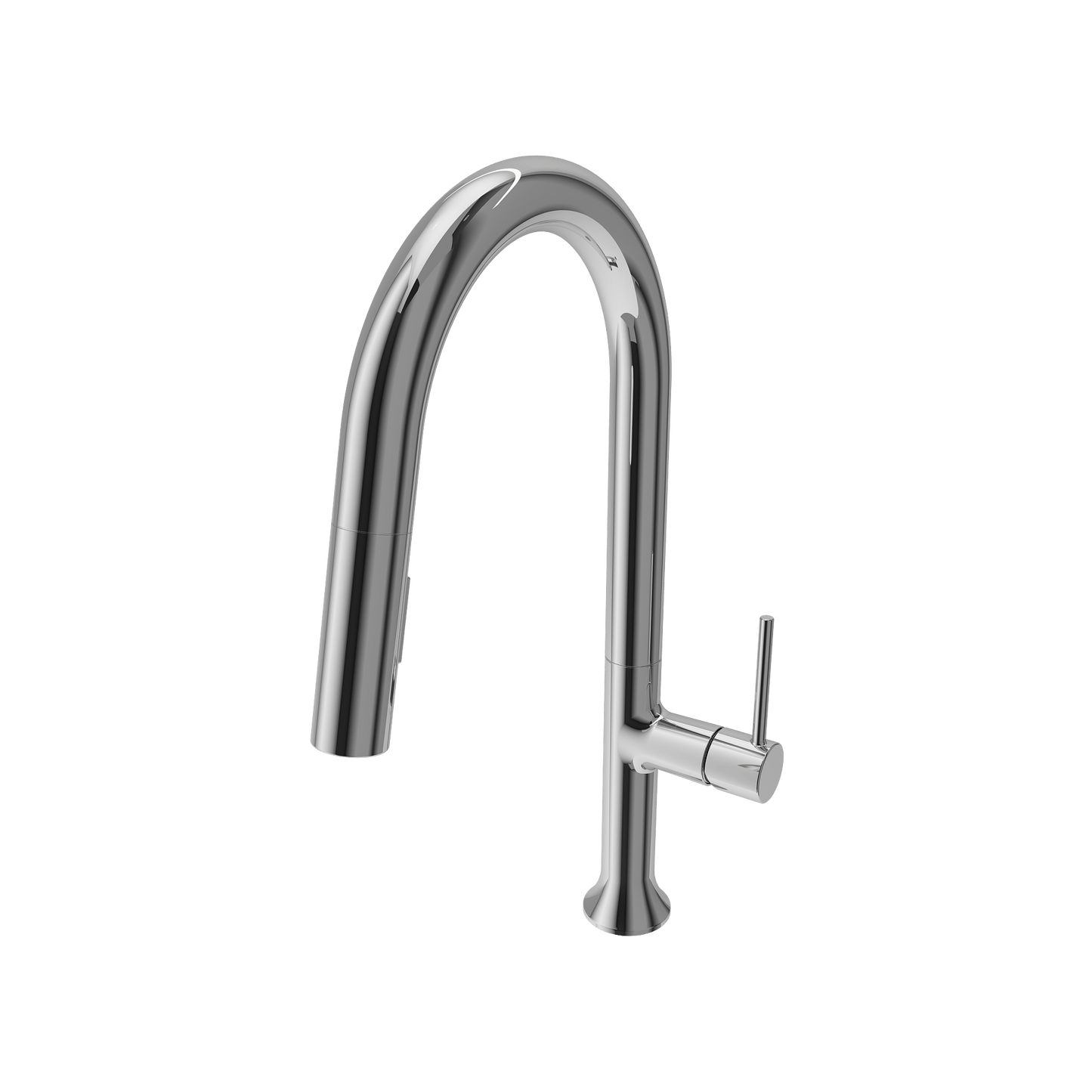 BOCCHI TRONTO 2.0 Pull-Down Kitchen Faucet with sleek chrome finish and modern design.