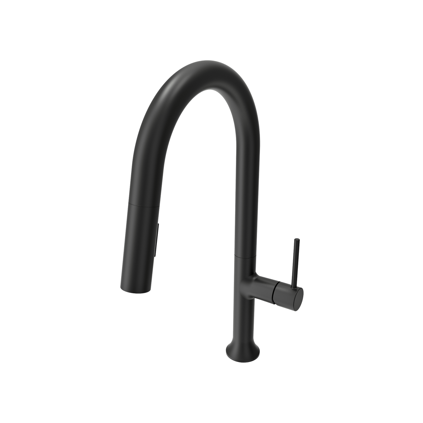 BOCCHI TRONTO 2.0 Pull-Down Kitchen Faucet in sleek black finish ideal for modern kitchen designs.