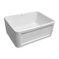WHITEHAUS 24" Farmhaus Fireclay Reversible Sink WHFLCON2418-WHITE
