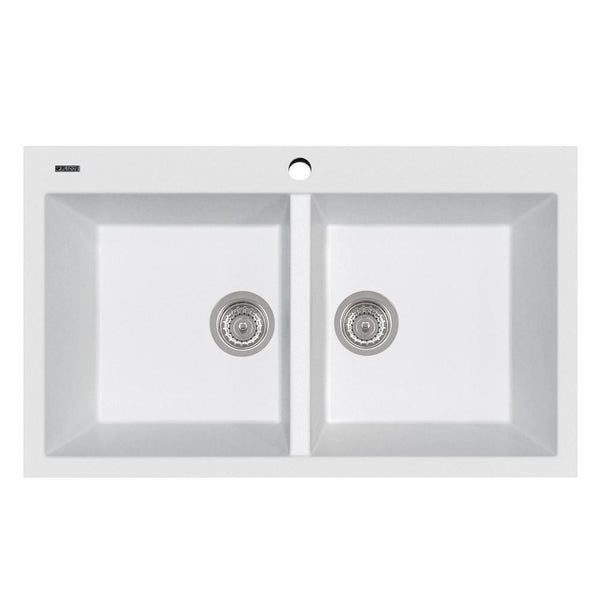Latoscana Plados 34 Drop-In Double Bowl Kitchen Sink