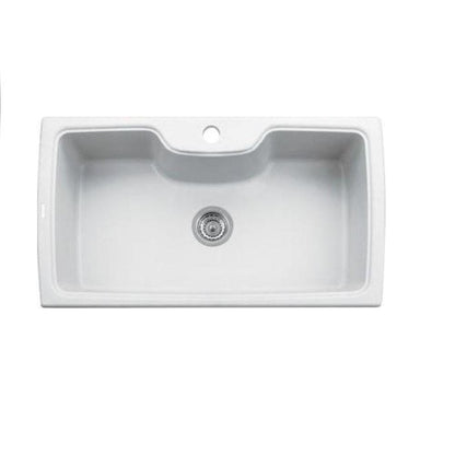 Latoscana Plados 35" Drop-In Single Bowl Kitchen Sink