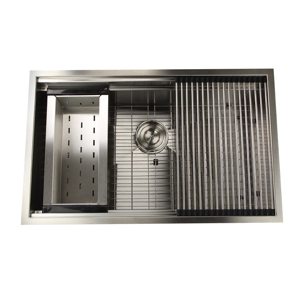 Nantucket 32" Pro Series Undermount Stainless Steel Kitchen Sink ZR-PS-3220-16