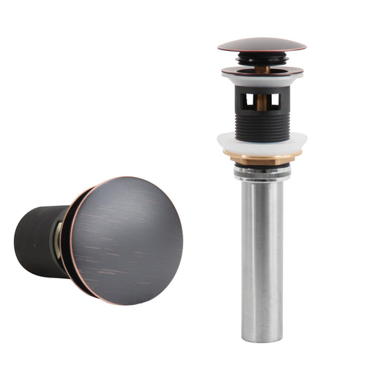 Nantucket Oil Rubbed Bronze Finish Umbrella Drain - NS-UD-BRORB for vessel sink installation