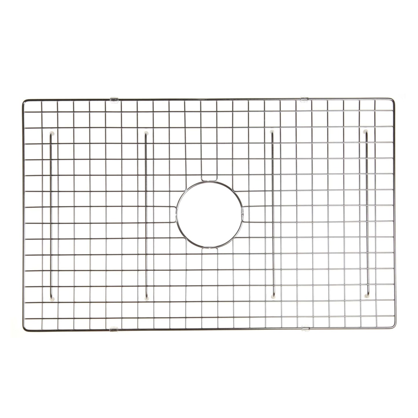 Nantucket Stainless Steel Bottom Grid - BG-VC30S for protecting fireclay sink, made from premium 304 stainless steel.