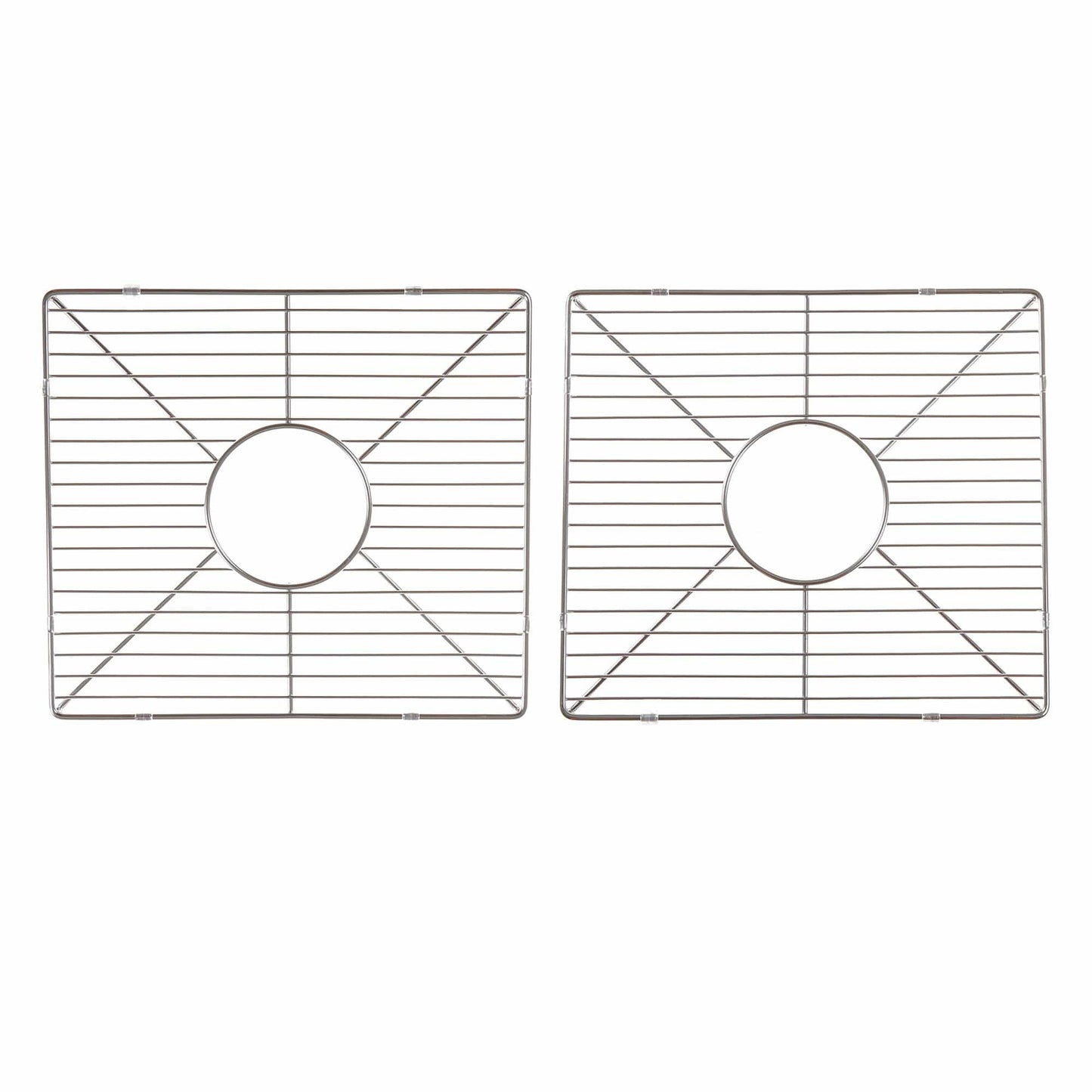 Nantucket Stainless Steel Bottom Grids Set - BG-HC39, premium grids for double bowl fireclay sink protection.