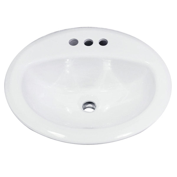Nantucket 20.25 Drop-In Ceramic Vanity Sink - DI2017-4