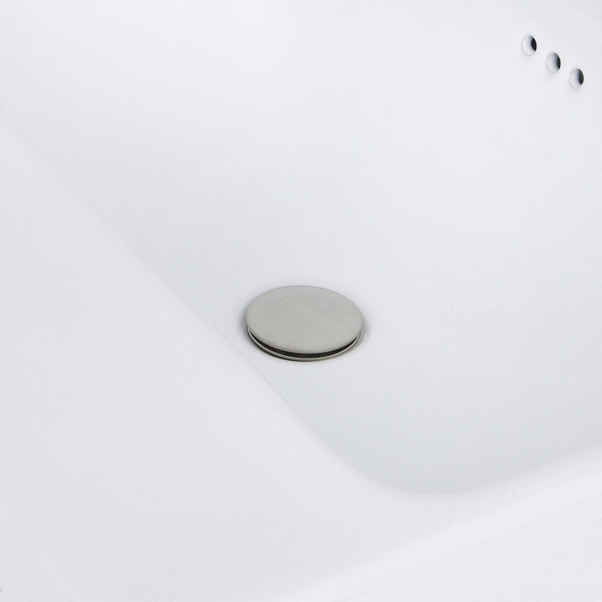 Nantucket 23" 1-hole Rectangular Drop-In Ceramic Vanity Sink - DI-2317-R1